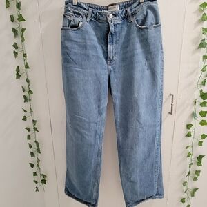 A&F 90s relaxed jean 32/14 short curve love